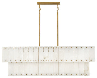 Fredrick Ramond Simone Medium Eight Light Linear, Burnished Gold