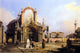 Canaletto Capriccio of a Round Church Wall Decal