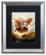 Natasha Wescoat 'Dreaming Of Flying' Art, Silver Frame, Black Mat, 16x20