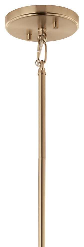 Eisley 4 Light Foyer Pendant, Champagne Bronze, 30"