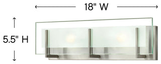 Hinkley Latitude Two Light Bath 5652BN