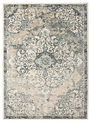 Athinai Cholet Blue Medallion Area Rug, 2'x3'