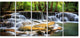 "Level Six of Huai Mae Kamin Waterfall" Canvas Print, 5 Panels, 60"x28"