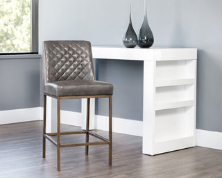 Leighland Stool, Overcast Gray, Counter Height