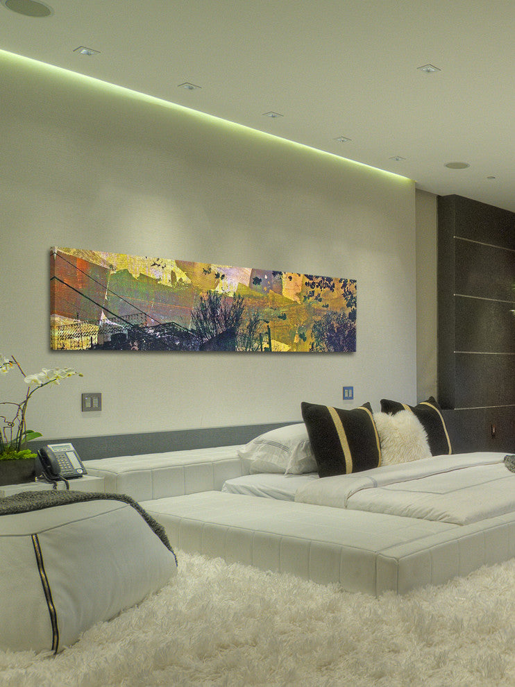 "Copper Light" Painting Print on Canvas by Tracy Silva Barbosa