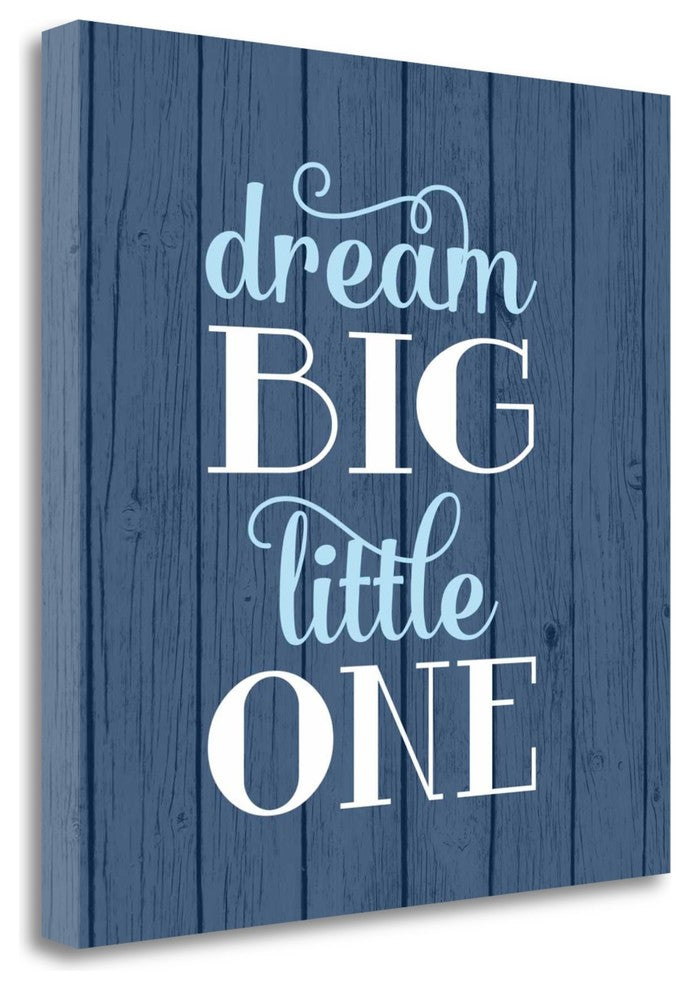 "Dream Big - Boy" By Tamara Robinson, Giclee Print on Gallery Wrap Canvas
