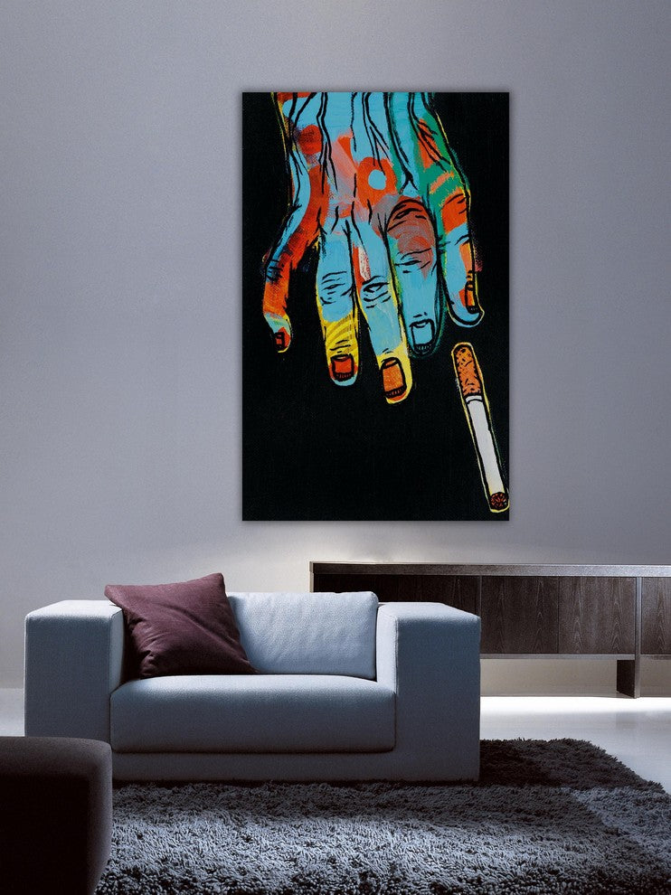 "Cigarette" Print on Canvas