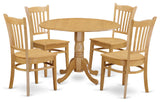 5 Pckitchen Table Set - Kitchen Table And 4 Kitchen Dining Chairs