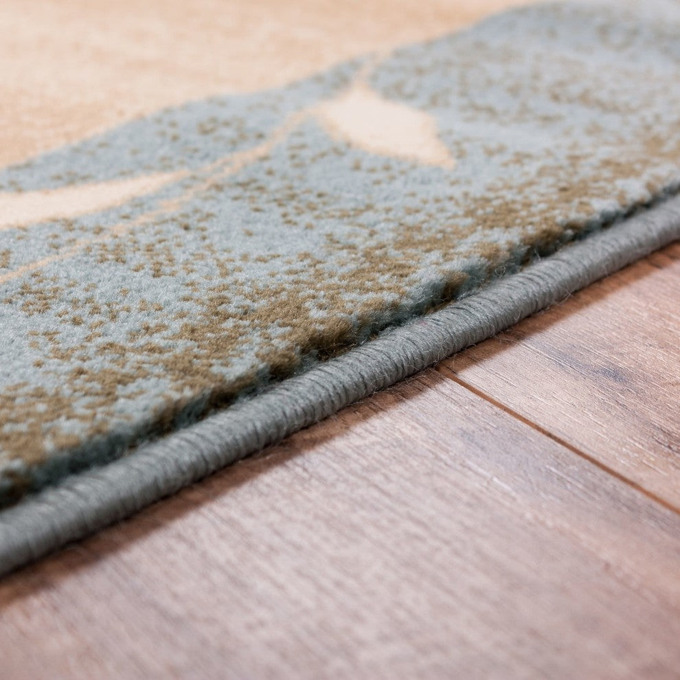 Well Woven Barclay Hannover Rug, Light Blue, 9''3'''' X 12''6''''
