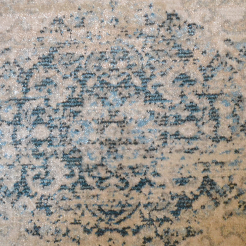 Machine Made Polyester Durable Indoor Outdoor Washable Oriental Pattern Footmat
