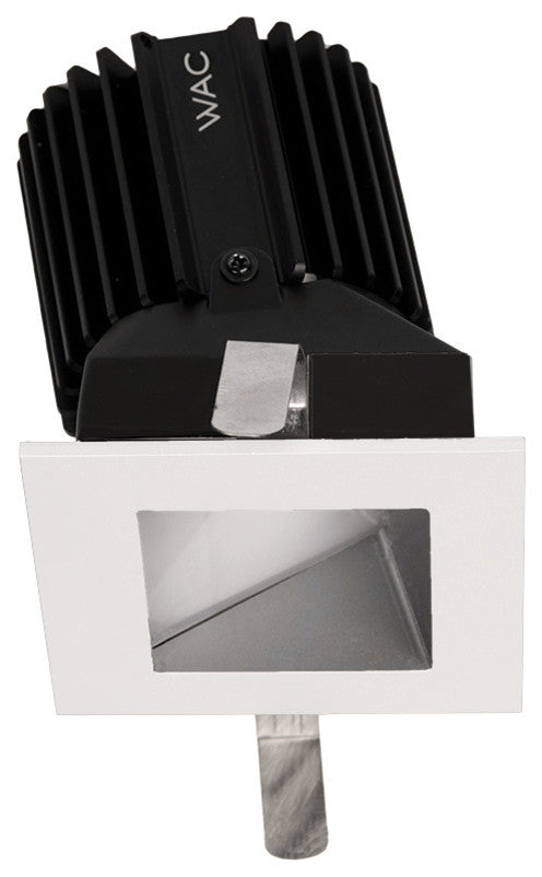 WAC Volta 2" LED SQ Wall Wash Trim, Flood 45 3500K, HZ WH