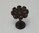 Daisy Medallion Drapery Holdback, Mahogany
