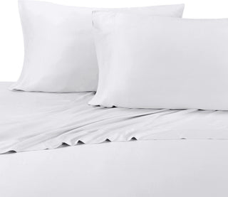 300 TC Silky 100% Bamboo Viscose Sheet Set, White, California King