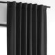 Bellino Blackout Room Darkening Curtain Single Panel, Smoked Truffle, 50"x84"