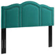 Cecilia King/California King Performance Velvet Headboard-Teal