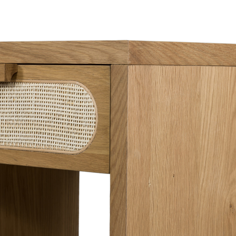 Allegra Nightstand-Natural Cane