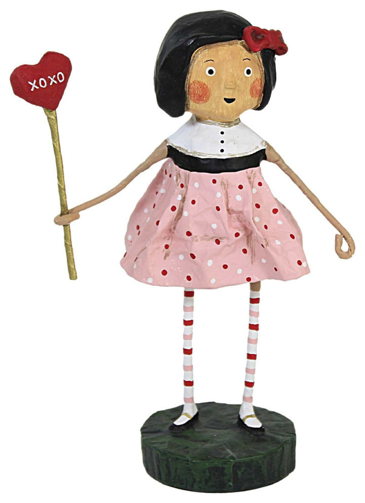 Lori Mitchell Brookie's Hug Polyresin Valentine's Day Love Heart 13340.