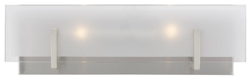 Syll 2-Light Wall/Bath, Brushed Nickel