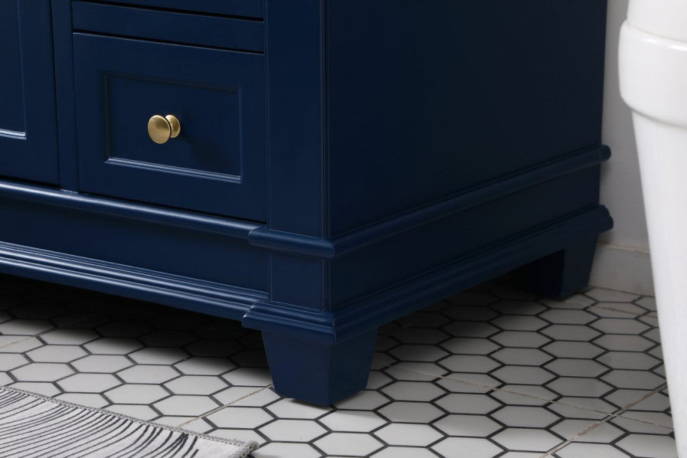 Weston Single Bathroom Vanity Set, Blue, 48