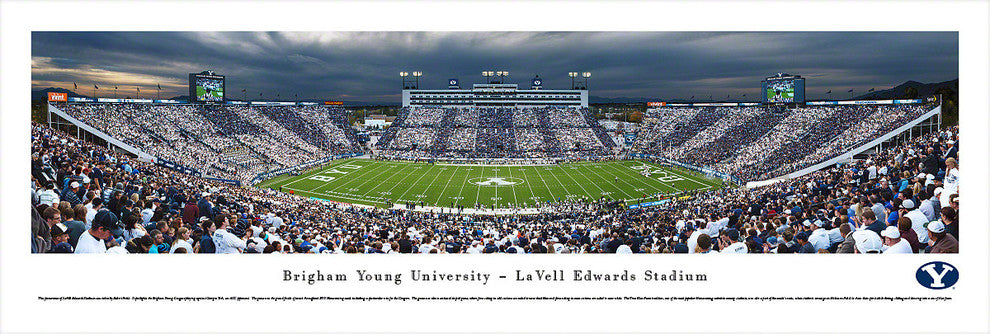 Brigham Young University, 50 Yard Line, Unframed