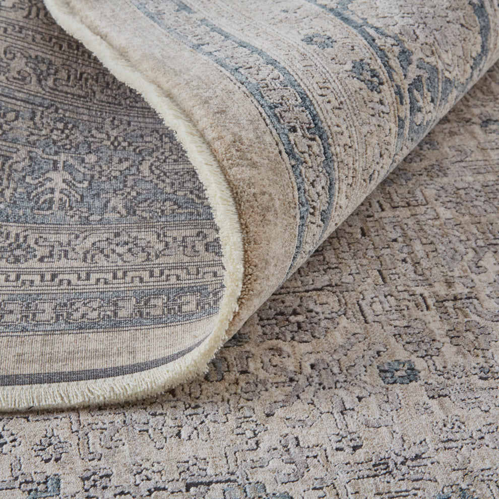 Weave & Wander Gilford Gray 4'x5'3" Power Loomed Area Rug