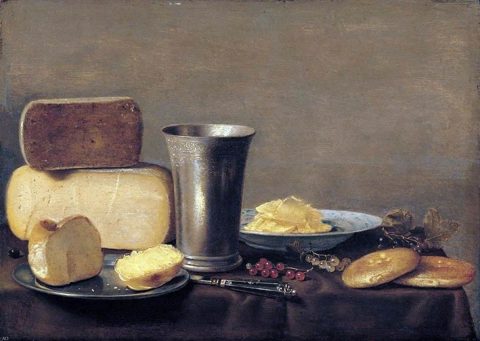 Floris Gerritsz Van Schooten Still-Life, 18"x27" Gallery Wrapped Canvas Print