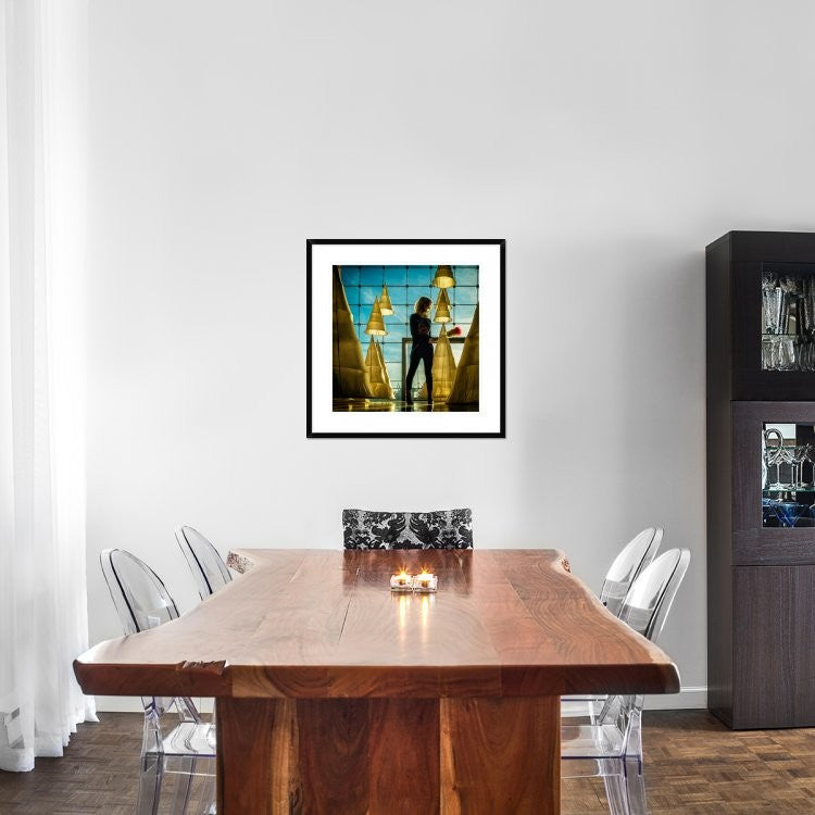 "Dusted" Framed Digital Print by Ambra, 30x30"
