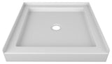 Valley Acrylic Single Threshold Acrylic Multi-Layered Center Drain  Shower 32",