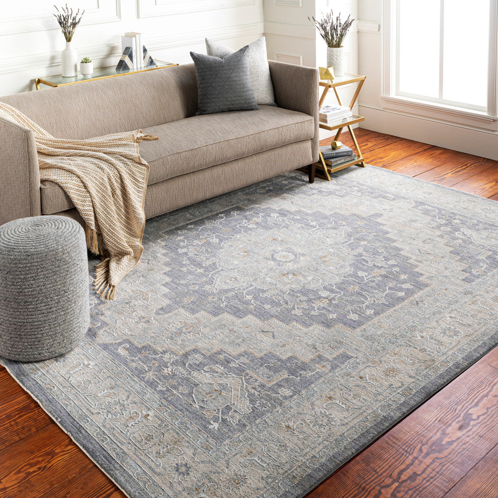 Avant Garde AVT-2300 Traditional Blue 9'x12'2" Area Rug