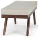 Chanelle Mid Century Ottoman Bench