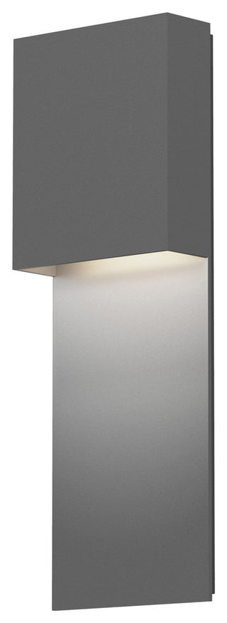 Sonneman 7106-WL Flat Box 17" Tall Integrated LED Outdoor Wall - Textured Gray