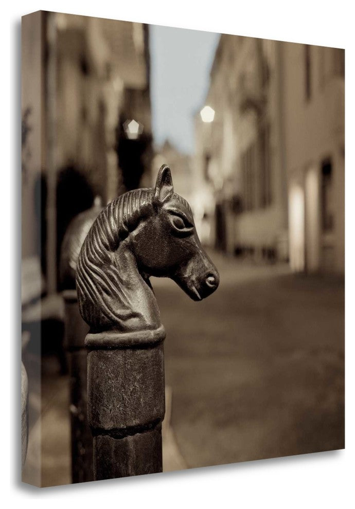 "Hitching Post - 4" By Alan Blaustein, Giclee Print on Gallery Wrap Canvas