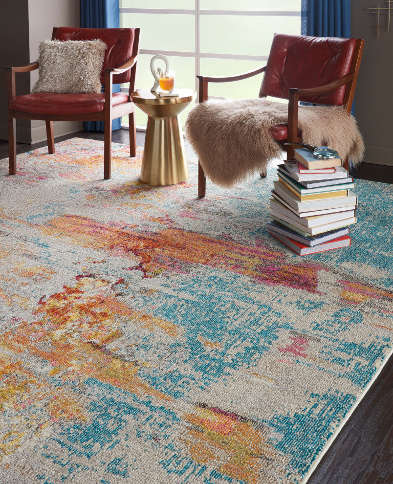 Nourison Celestial 9' x 12' Sealife Modern Indoor Area Rug