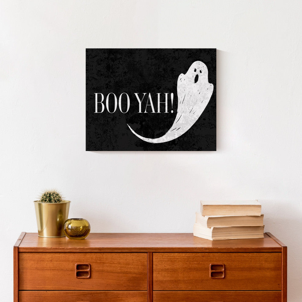 Boo Yah Ghost 14x11 Canvas Wall Art