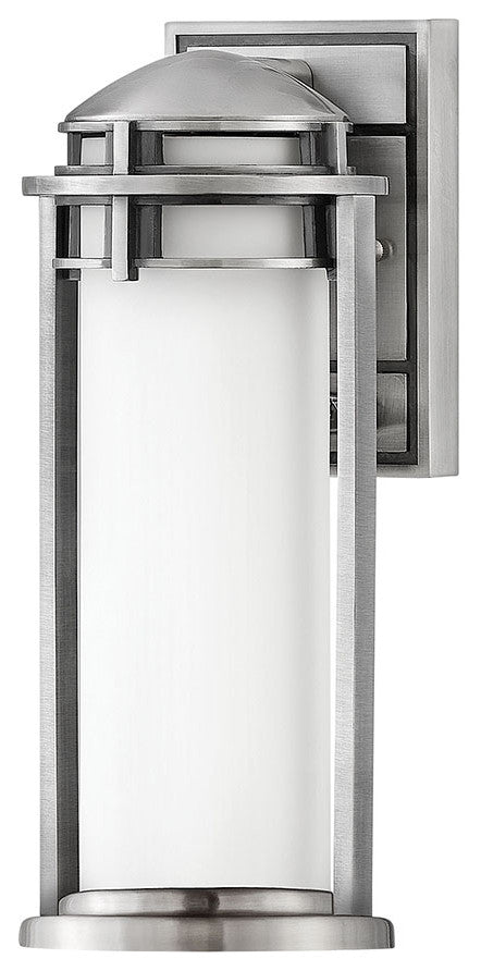 Hinkley Annapolis Small Wall Mount Lantern, Antique Brushed Aluminum