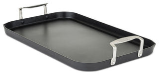 Viking Hard Anodized Nonstick Double Burner Griddle, 18"x11"x1"