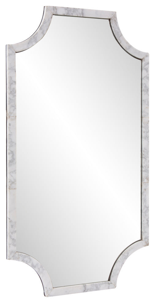 Makrana Marble Scalloped Mirror