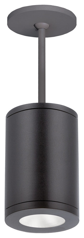 Tube Architectural 5" LED Color Changing Pendant Narrow Beam, Black