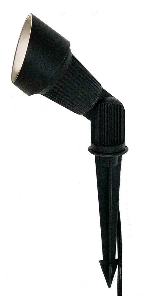 6W LED Low Voltage Black Outdoor Directional Fiberglass Bullet- BPL104
