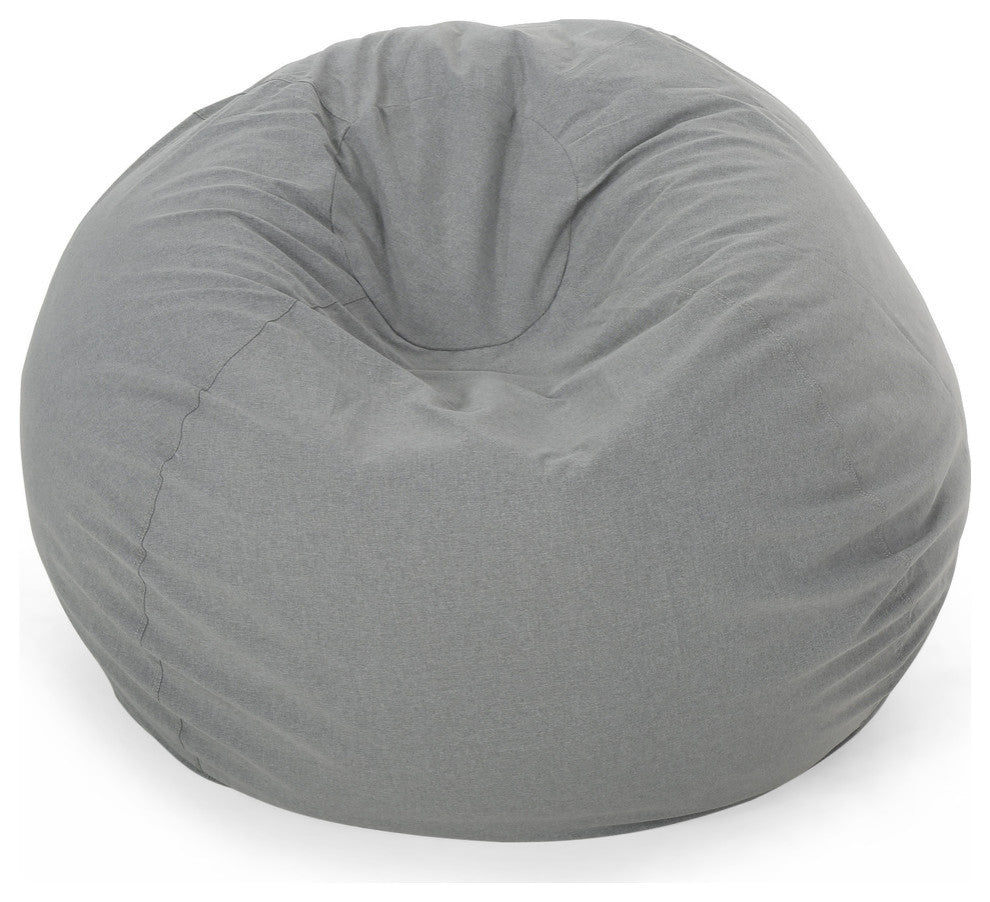 Susan Outdoor Water Resistant 4.5'' Bean Bag, Charcoal