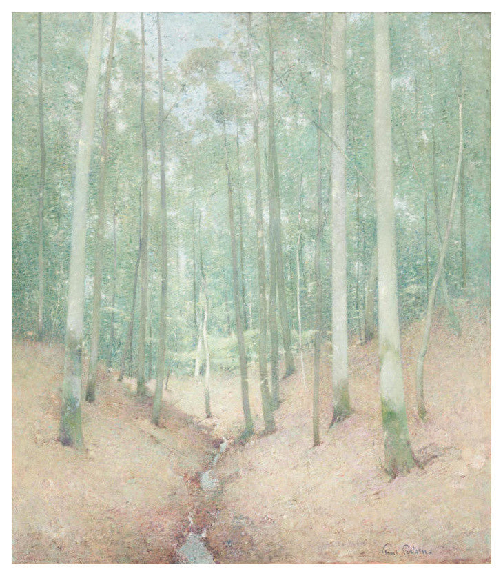 "Wood Interior, c.1910" Digital Paper Print by Emil Carlsen, 16"x18"