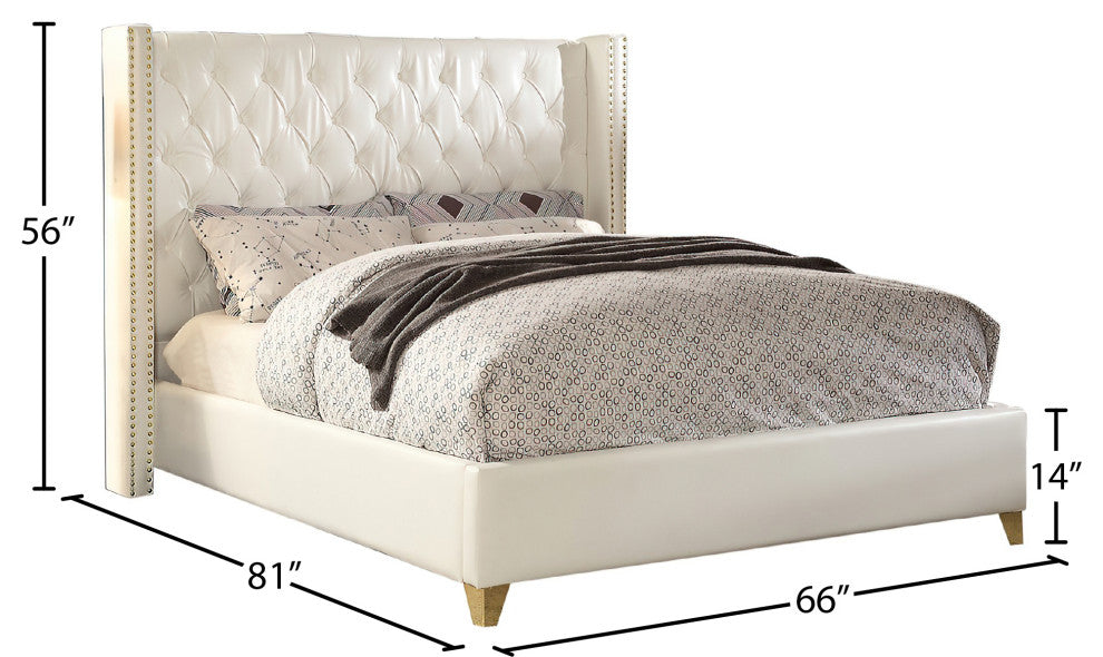 Soho Faux Leather Bed, Full