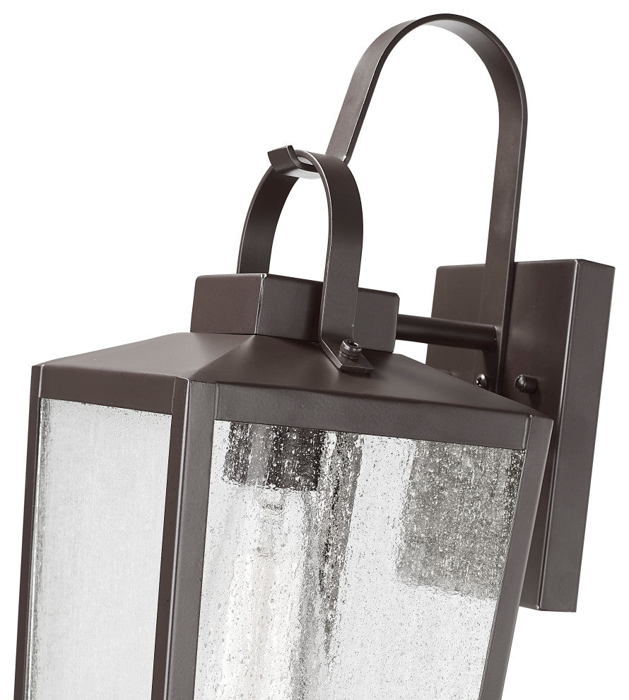 1 Light 8" Powder Coated Bronze Outdoor