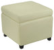 Safavieh Jonathan Flip Top Ottoman, Off White