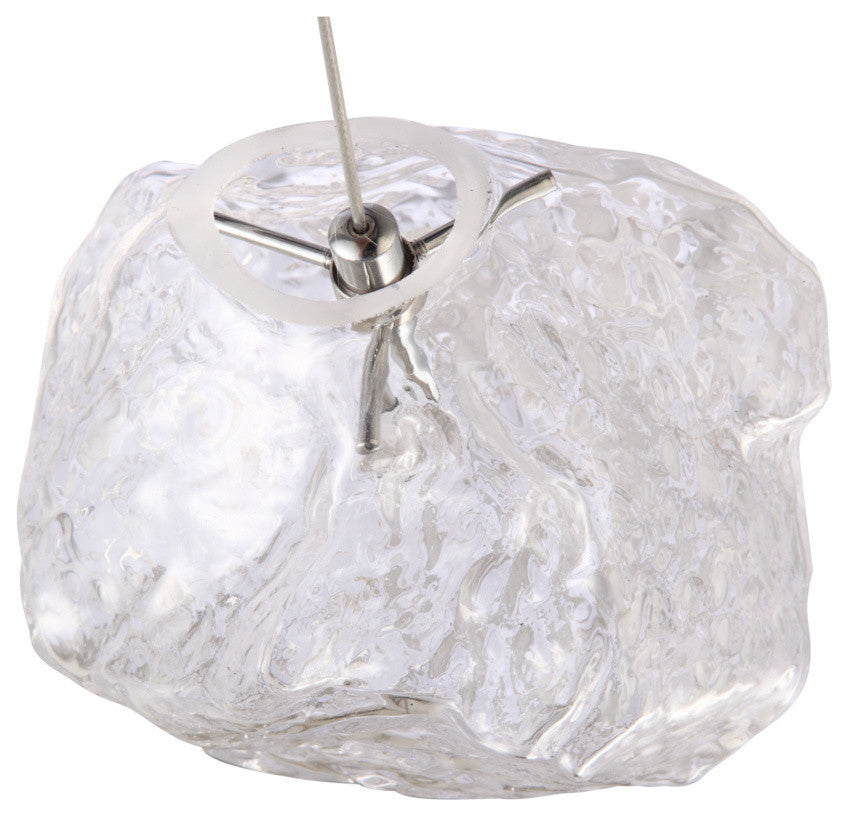Modern Classics Ice Pendant Lamp, Glass
