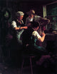 Louis C Moeller At the Blacksmith's, 21"x28" Gallery Wrapped Canvas Print
