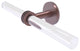 Clearview 2 Arm Guest Towel Holder with Dotted Accents, Antique Copper