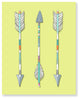 "Arrows Trio" Fine Art Print by Annie L. Bailey, 16"x20"