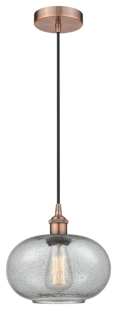 Innovations 616-1P-AC-G247-LED 1-Light Mini Pendant, Antique Copper