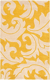 Safavieh Soho Soh841A Floral Rug, Gold/Ivory, 6'0"x9'0"